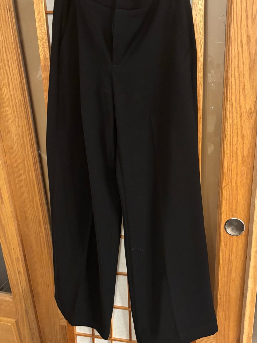 Banana Republic Black Wide-Leg Dress Pants Trousers - Size 0